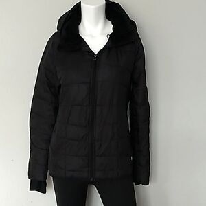 C9 By Champion Loft Black Hooded Puffer Jacket. Size Small